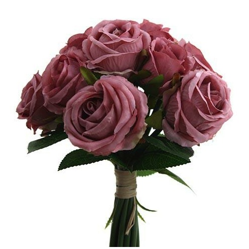 Rose Bouquet x 12 heads HF4517-MAU