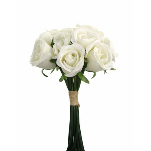Rose Bouquet x 12 heads HF4519-CRM