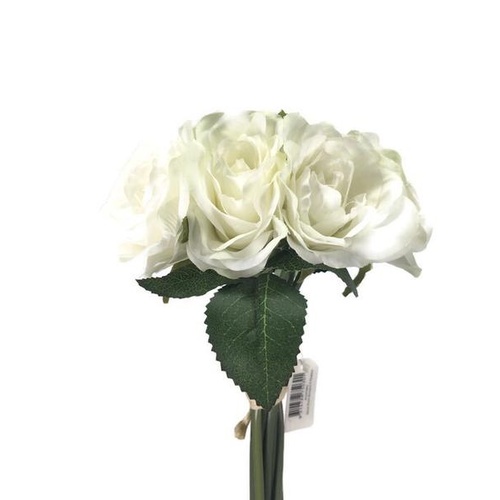 Rose Bouquet x 9 heads S7503-WH
